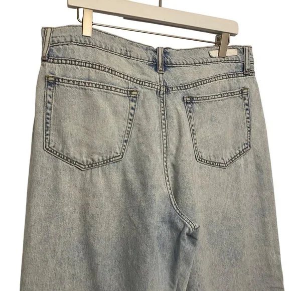 Cello Wide Leg Acid Wash Highwaist Jeans 13 - Picture 9 of 11